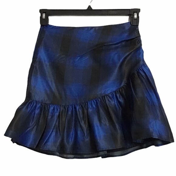 Lover’s + Friends Brent Plaid Mini Skirt NWT Size XS - Picture 2 of 10